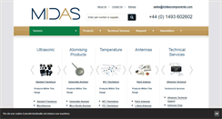 Desktop Screenshot of midassensors.com